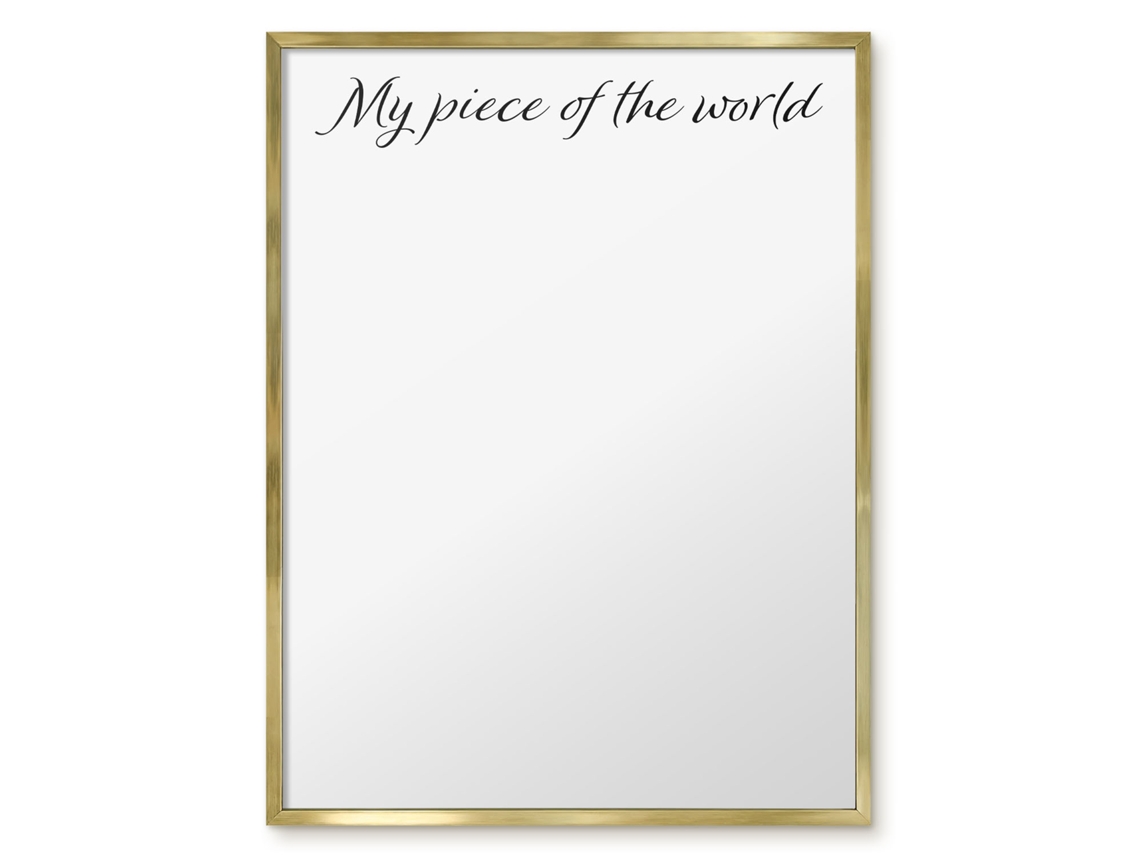 Magnetic Board My Piece Of The World For The Living Room Espelharte (60x80 Cm)