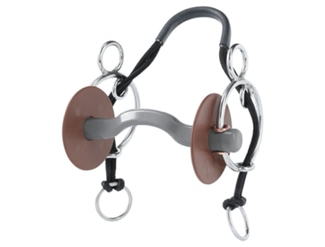 Hard Hackamore Kombi Konnex Snaffle Prateado 130 Mmberis