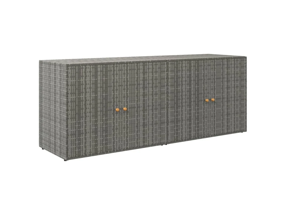 Garden Storage Cabinet, Garden Storage Cabinets Vidaxl Cinzeto Rattan / Vime (n/a)