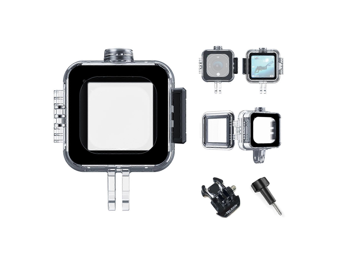 Caixa Estanque Para Dji Osmo Action 2, Proteção Mergulho Até 45 Metros Com Fivela, Base De Montagem E Acessórios Parafuso Hai-aquaforge