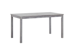 Maison Exclusive - 5 Pcs Conjunto De Jantar Para Exterior Acácia Maciça Cinzento