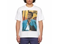 Rockinstone Scarface Movie Cig White Adult T-shirt Size:xl