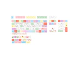 Conjunto De 126 Keycaps Com Tema De Doces Xda Profile Pbt Com Sublimação De Tinta De 5 Lados Slowmoose