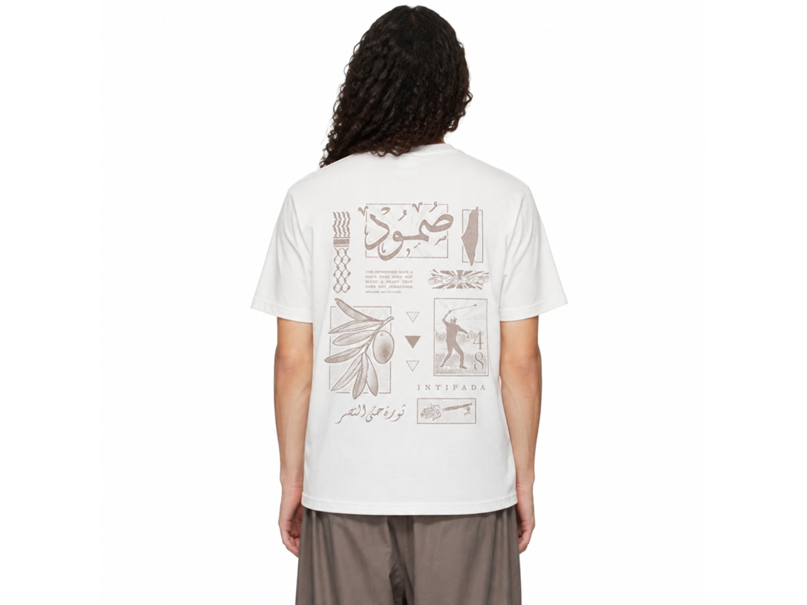 Rockinstone Resistance48 Obscur White T-shirt Unique Designer Style