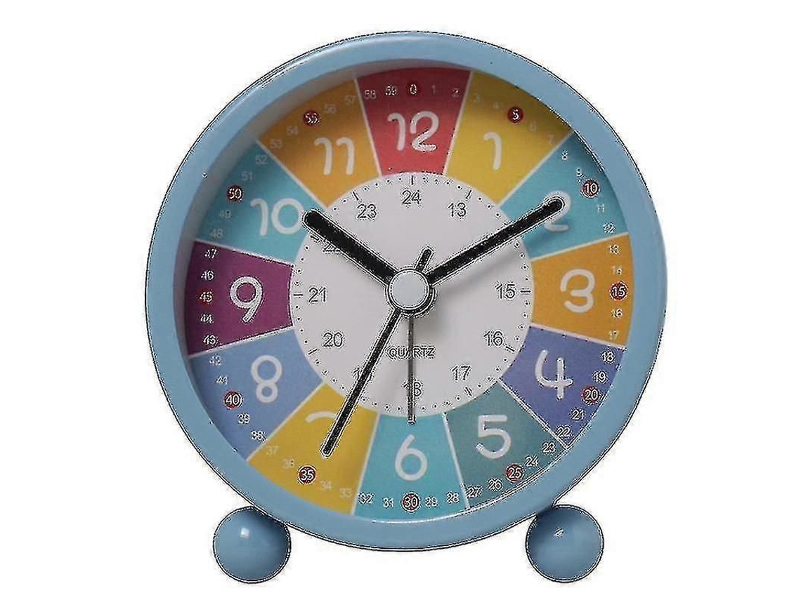 Relógio de Aprendizagem para Crianças Ensino Telling Time Relógios Parede Decoração Quarto Infanti GOKOCO