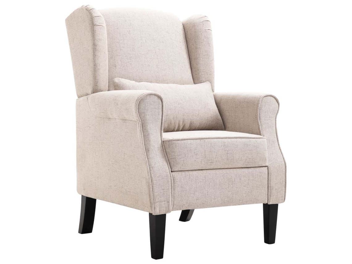 Armchair, Armchairs Vidaxl Bege Tecido