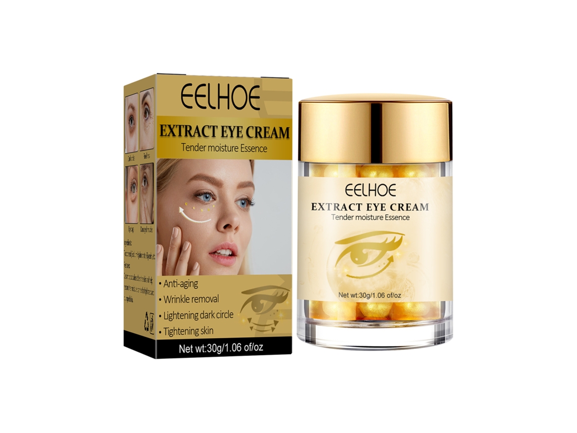 Creme para Olhos Dourado Revitaliza e Combate Sinais de Cansaço e Envelhecimento LAXISCREED