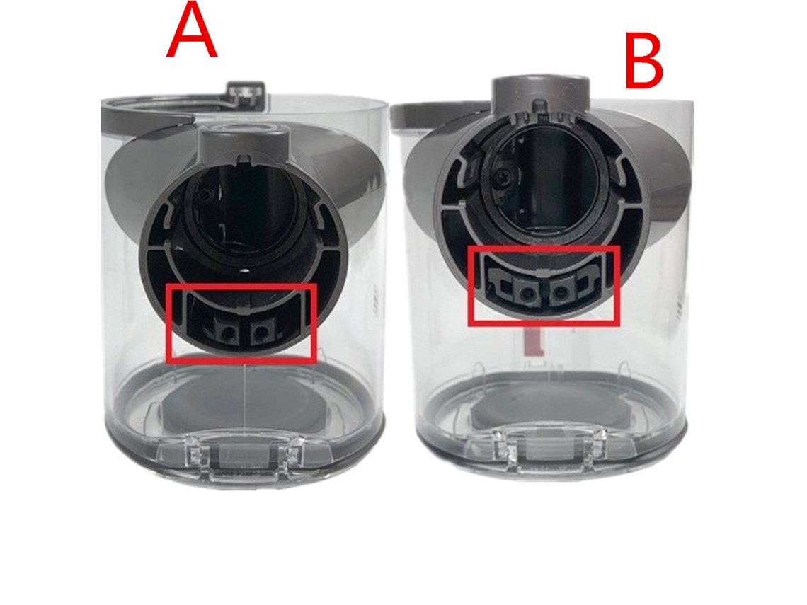 Balde de pó para aspirador de pó, peças para aspirador de pó dyson v6 dc58 dc59 dc62 dc74, coleta de poeira