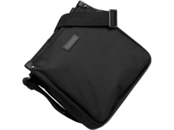 Bolsa De Ombro Masculina Ciieeo Em Tecido Oxford Preto, Grande Capacidade E Durável.