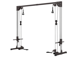 Máquina de Peso com Polia Dupla e Parafuso Cruzado, Carga Livre com Haltere 2x50kg (245x85x207cm) | S/MARCA