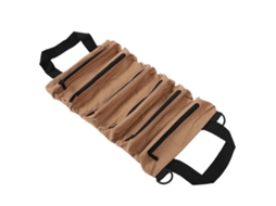 Laxiscreed Roll-up Kit De Ferramentas Com 6 Bolsos E Organizador De Peças Desmontável
