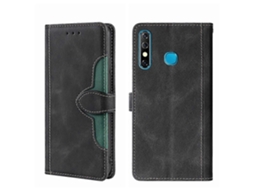 Capa De Celular Em Couro Com Fecho Magnético E Toque Suave Para Infinix Hot 8 / Hot 8 Lite X650 X650b