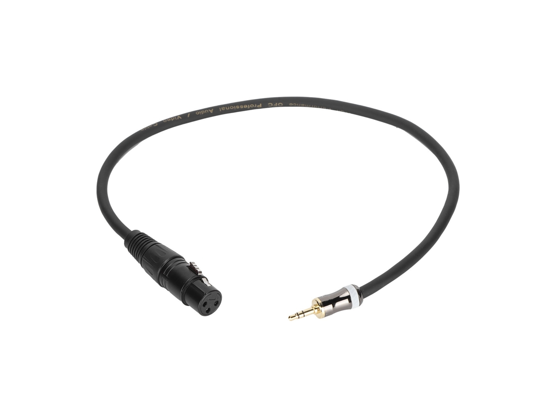 Lurelia Cabo Xlr Macho/fêmea 3,5 Mm 0,5 M 1,6 Pés, Balanceado, Para Microfones, Iphone E Ipad