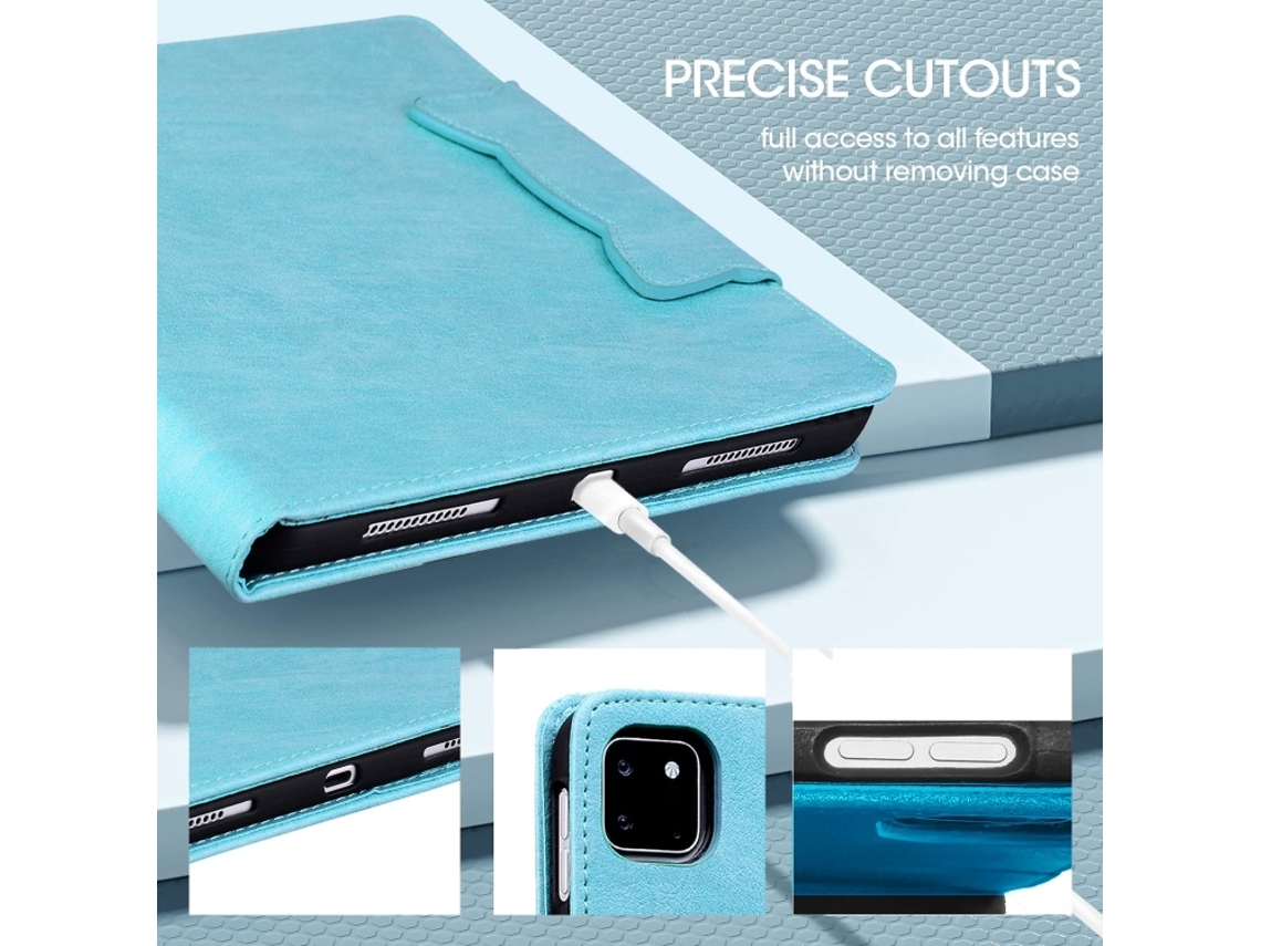 Capa Inteligente De Couro Com Fivela De Gato Halinuia Para Tablet Honor Pad 5 8 Polegadas