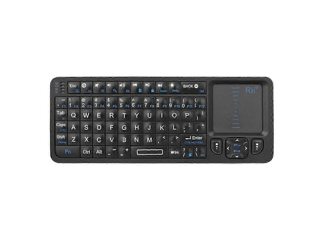 Teclado Bluetooth Dobrável com Touchpad, 64 Teclas, universal, preto TAISHENGDA