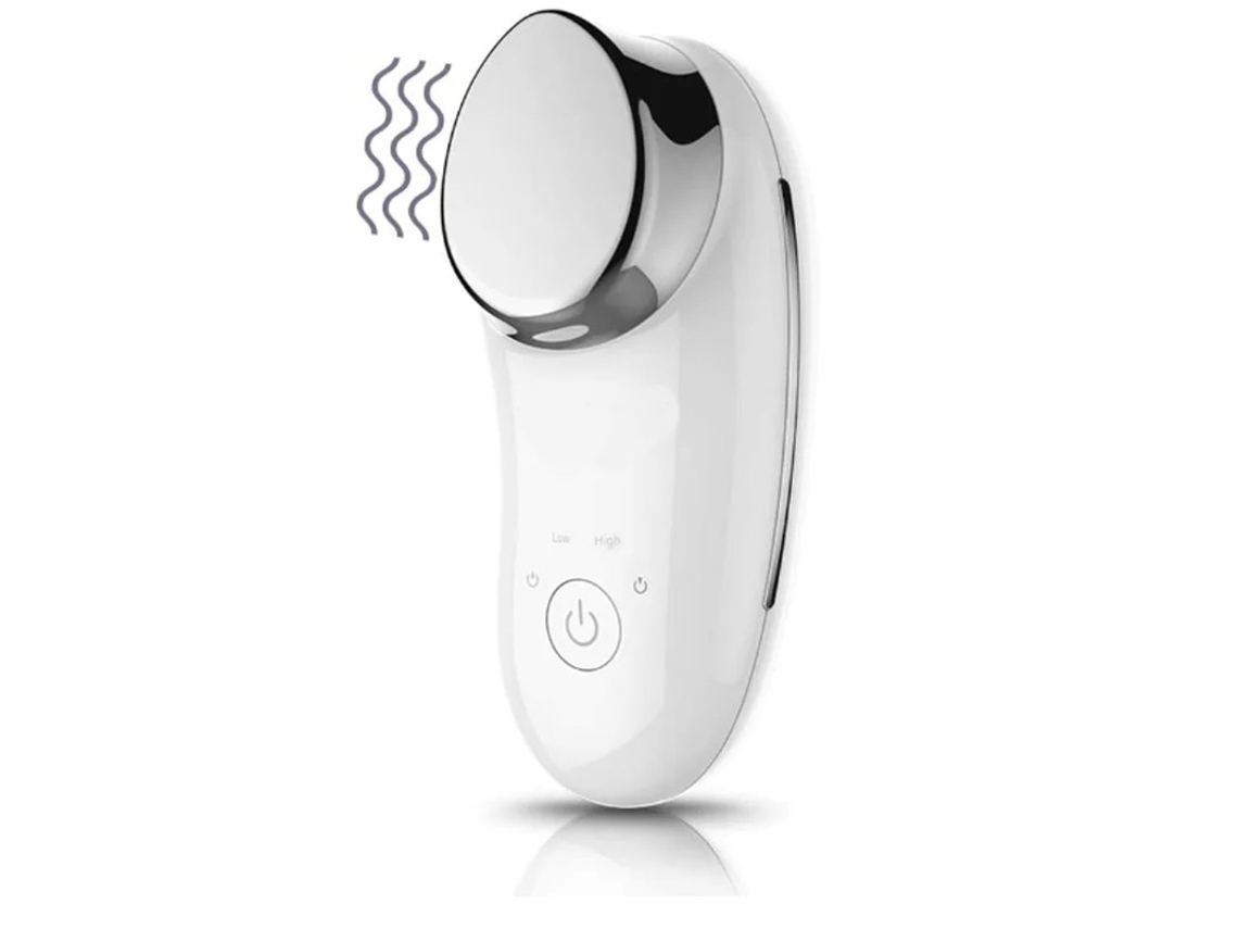 Massagem Facial Sônica Máquina De Levantamento Facial Massagem Facial Iônica Vibração Limpeza Profunda Anti Rugas Branco Bestvite