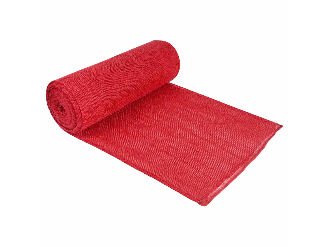 Vidaxl Rolo De Sisal 100 X 5000 Cm Vermelho