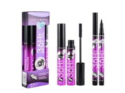 Conjunto De Maquiagem Rímel Preto Caneta Delineadora Maquiagem À Prova Dágua 4d Fiber Mascaras Kit De Maquiagem Big Eyes Cosmetics Lápis Deli Ehstmind