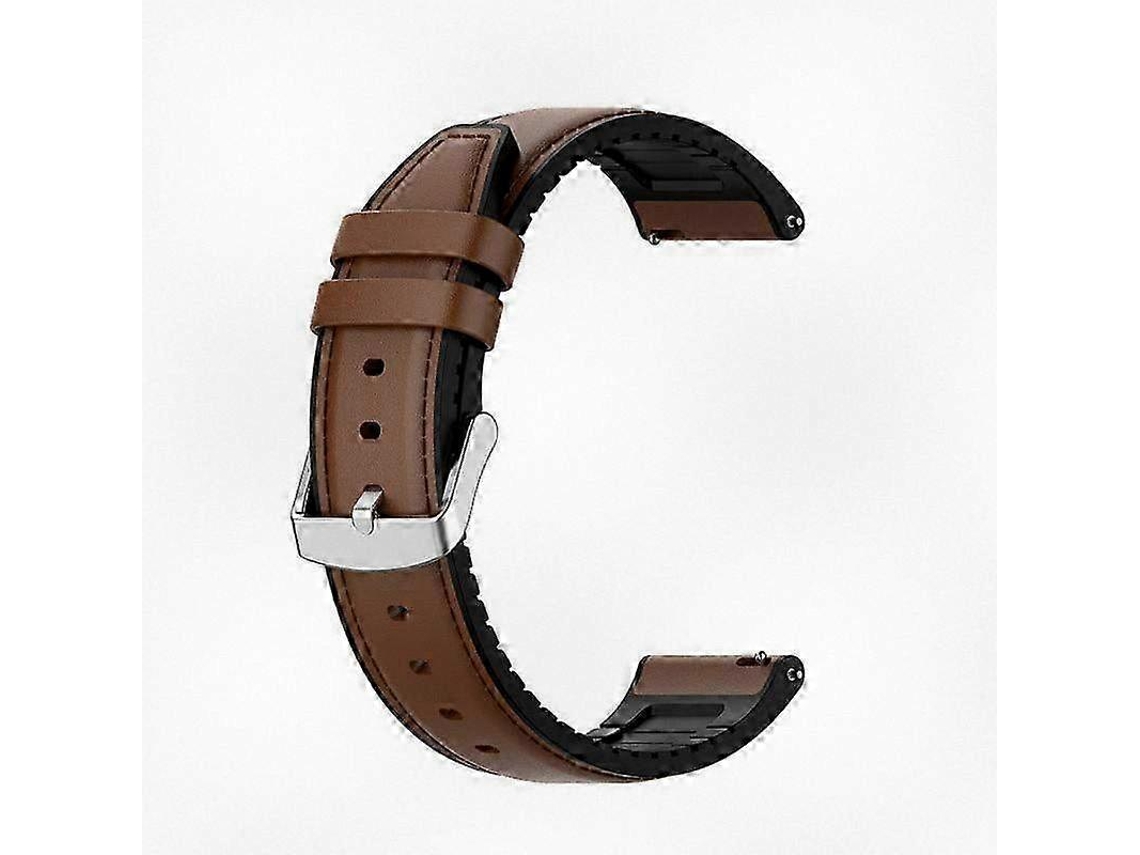 Pulseira De Couro Marrom De 22 Mm Compatível Com Relógio Inteligente Gt2 Pro Olysi Shop