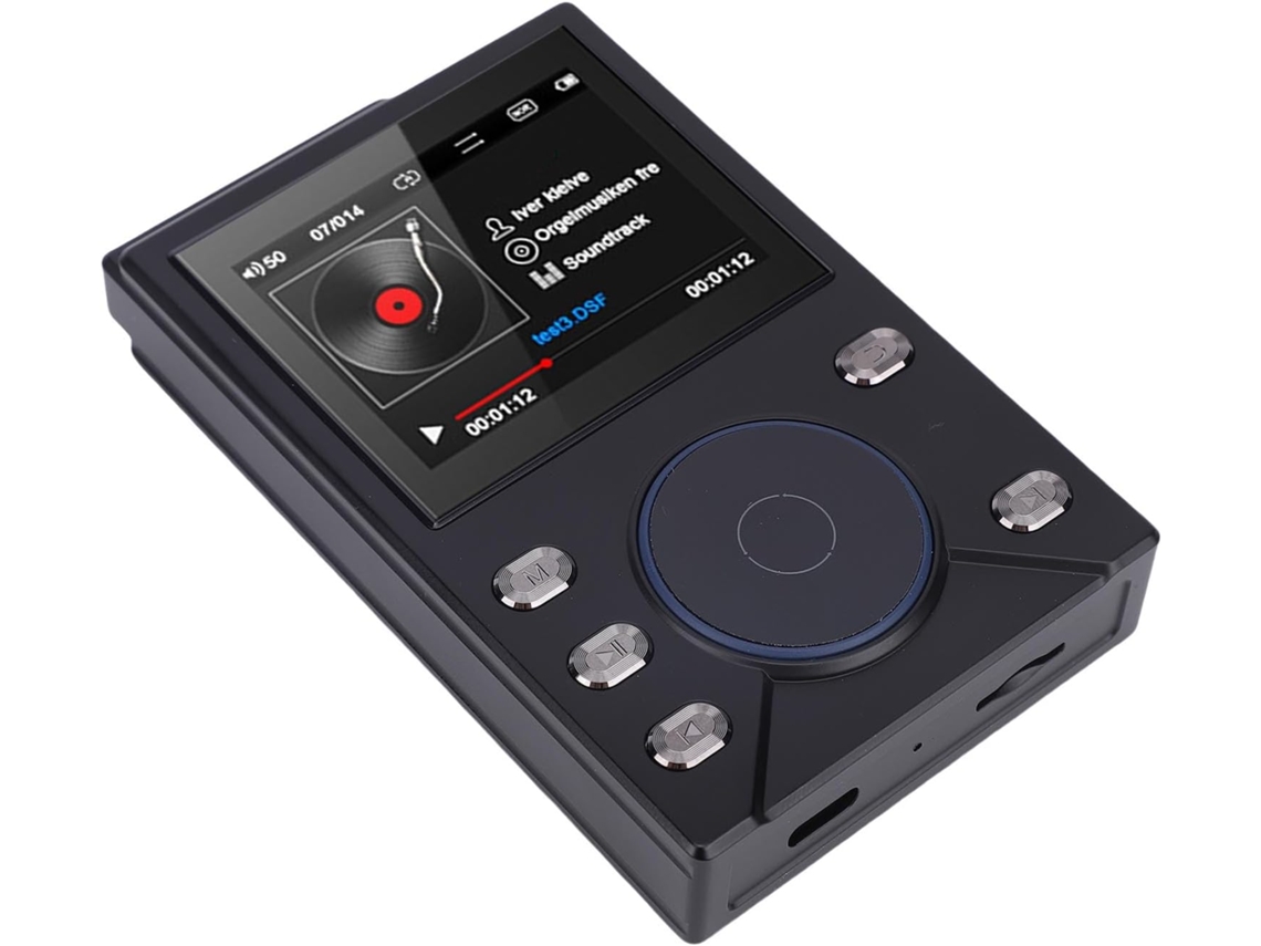 Reprodutor De Mp3 Hifi Com Bluetooth 5.4, Dsd E Flac Sem Perdas,