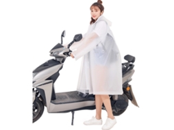 Poncho de Chuva Adulto Eva Impermeável Respirável Capuz para Ciclismo Hiking | S/MARCA