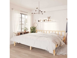 Vidaxl Estrutura De Cama Super King 180x200 Cm Pinho Maciço