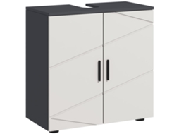 Vitrine de vidro com LED, 4 portas, prateleiras ajustáveis, preto | NOVELA