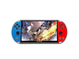Console de Jogos Portátil Retrô com Tela IPS 7 polegadas, 8 Gb GOKOCO