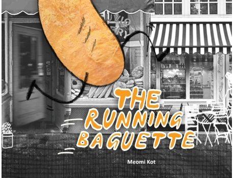 Livro The Running Baguette Meomi Kot (Inglês)