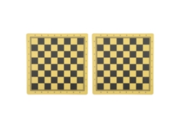 2026zentro-2pcs Tabuleiro De Xadrez De Madeira Duas Faces Com Backgammon Acessório Multifuncional