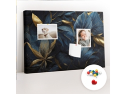 Lousa De Cortiça Flores Decorativas Para O Escritório Espelharte (60x40 Cm)