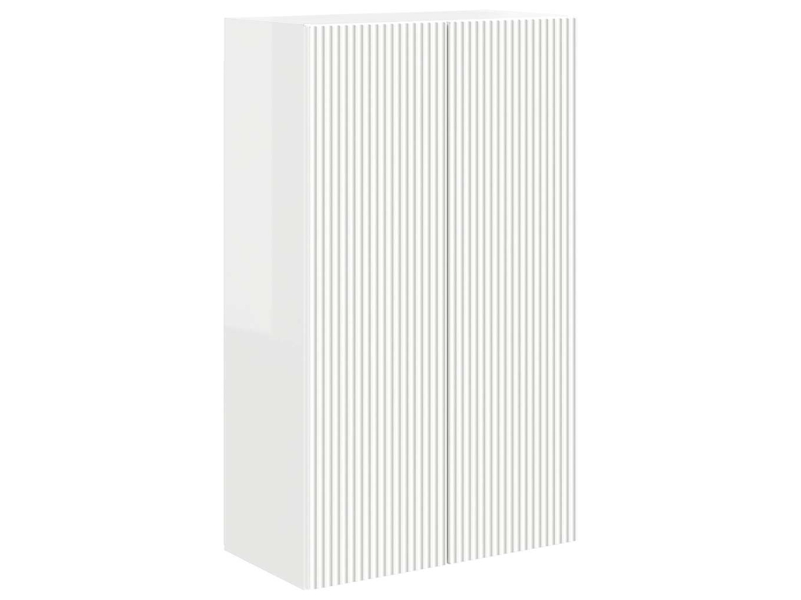 Armário de Tv de Parede Branco Brilhante com 59,5x31x100 cm MAISON EXCLUSIVE