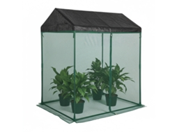 Relaxdays Cobertura Protetora Para Plantas Com Porta E Tecto, Insetos, Hbt: 150 X 130 X 90 Cm, Tomates, Pp, Ferro, Verde