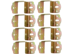 Conjunto De 8 Peças Conectores Cama, Suportes De Metal Para Móveis, Grampos De Fixação Para Estrutura, Proteção Contra