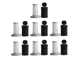 Kit com 7 Filtros Hepa de Esponja para Aspirador de Pó Deerma Dx700 Dx700s, Peças de Reposição e Acessórios BRILVIBERA