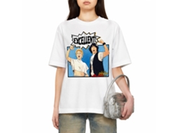 Rockinstone Bill And Ted Comic White Adult T-shirt Size:xxxl