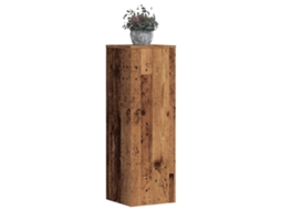 Vidaxl Suportes P/ Plantas 2 Pcs 33x33x100 Cm Derivados De Madeira