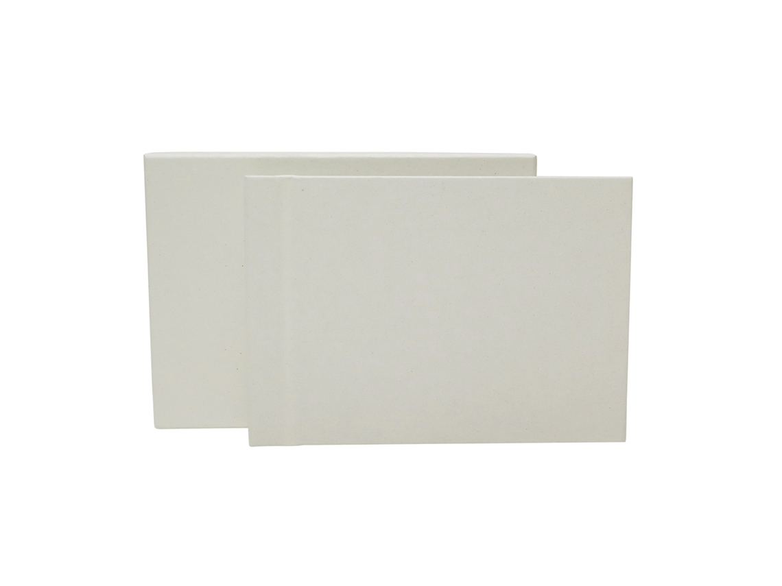 Livro De Honra A5 Horizontal Com Caixa Nature Milho Simply