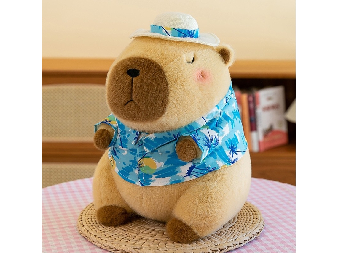 Capivara De Pelúcia 45cm Hibbent