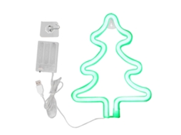 Luminária de Natal em Neon em Formato de Árvore de Natal CHABERLU