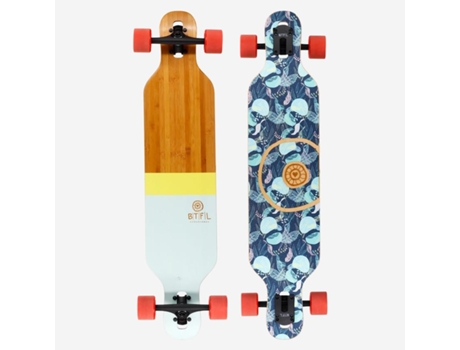 Malou Prancha Completa Longboard Cruiser Com Queda Btfl