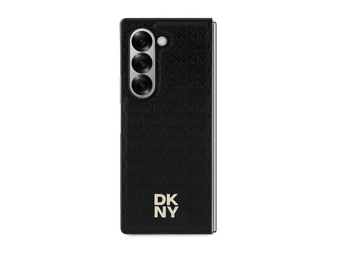Capa Logótipo Padrão Pilha para Samsung Galaxy Z Fold 6 DKNY Pele Sintética Multicor