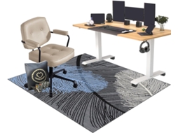 Tapete Protetor Cadeira Gamer Antiderrapante 90 X 120 Cm Piso Chão Cadeiras Escritório, Pisos
