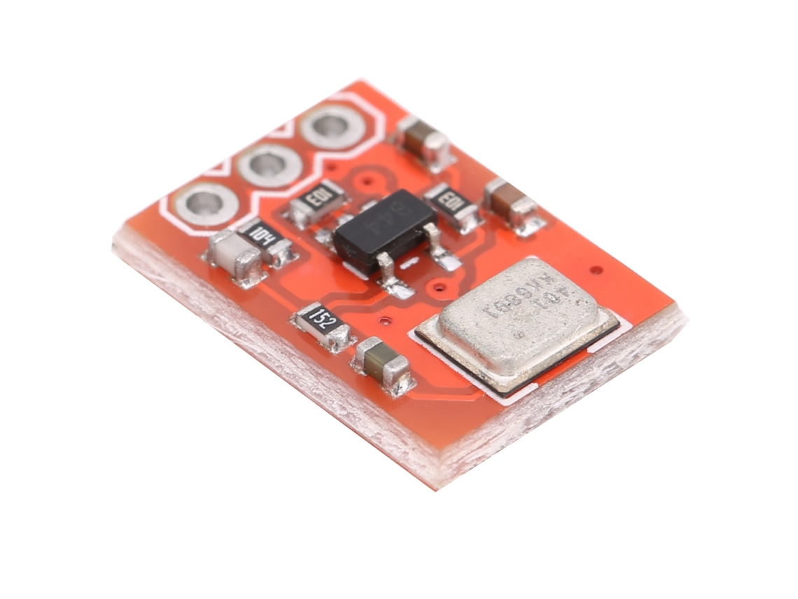 Módulo Microfone Diy Pcb Admp401 1.5-3.3vdc 1.3x1cm