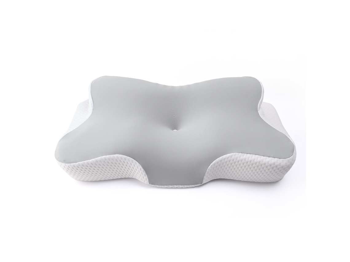 Almofada Viscoelásticadesign Ergonómico com Suporte Cervicalcinza CZHHMART