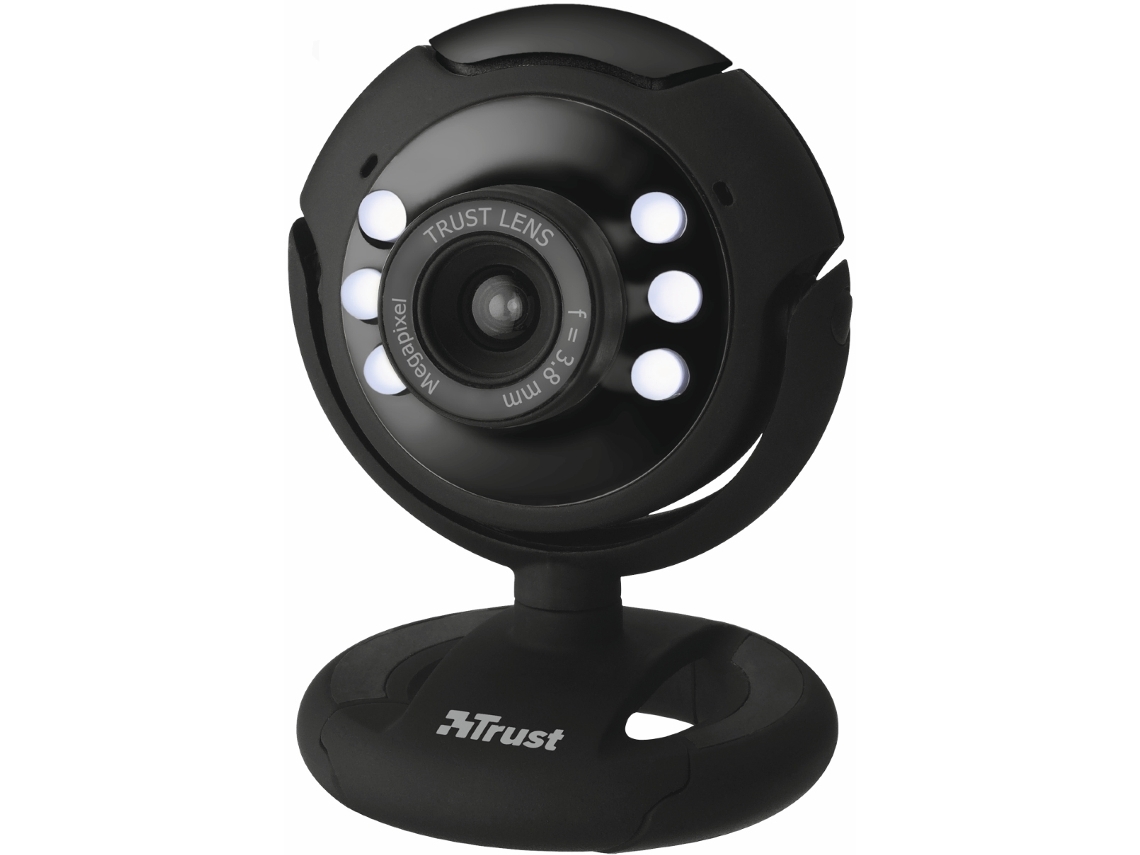 Webcam TRUST Spotlight Pro (3 MP - Microfone Incorporado)