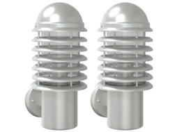 Outdoor Wall Light, Outdoor Wall Lights Vidaxl Prateado Aço Inoxidável (n/a)