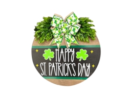 Laxiscreed Decoração De Porta Em Madeira Para O Dia De São Patrício – Guia De St. Patrick's Day