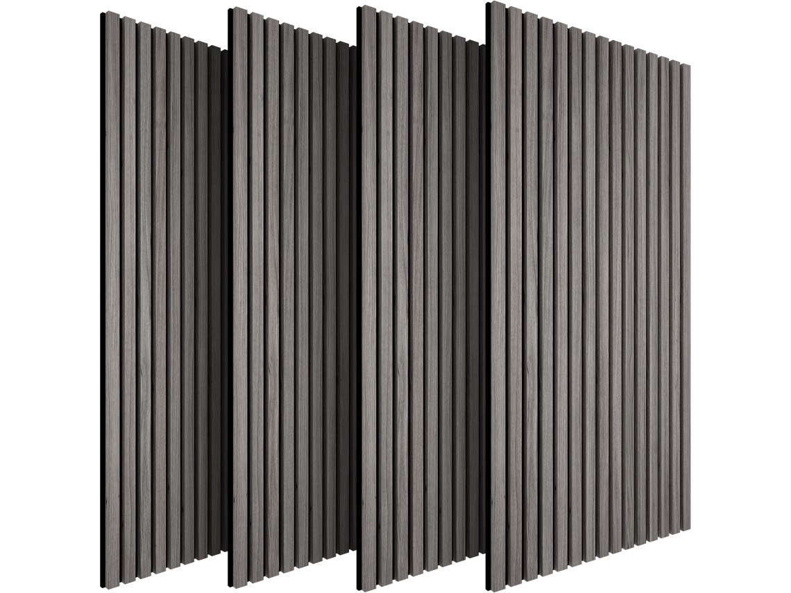 Painéis acústicos com efeito de madeira Sonic Wall