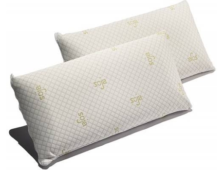Conjunto de 2 Almofadas  Soja de Visco Ergonómica (60 x 40 cm)